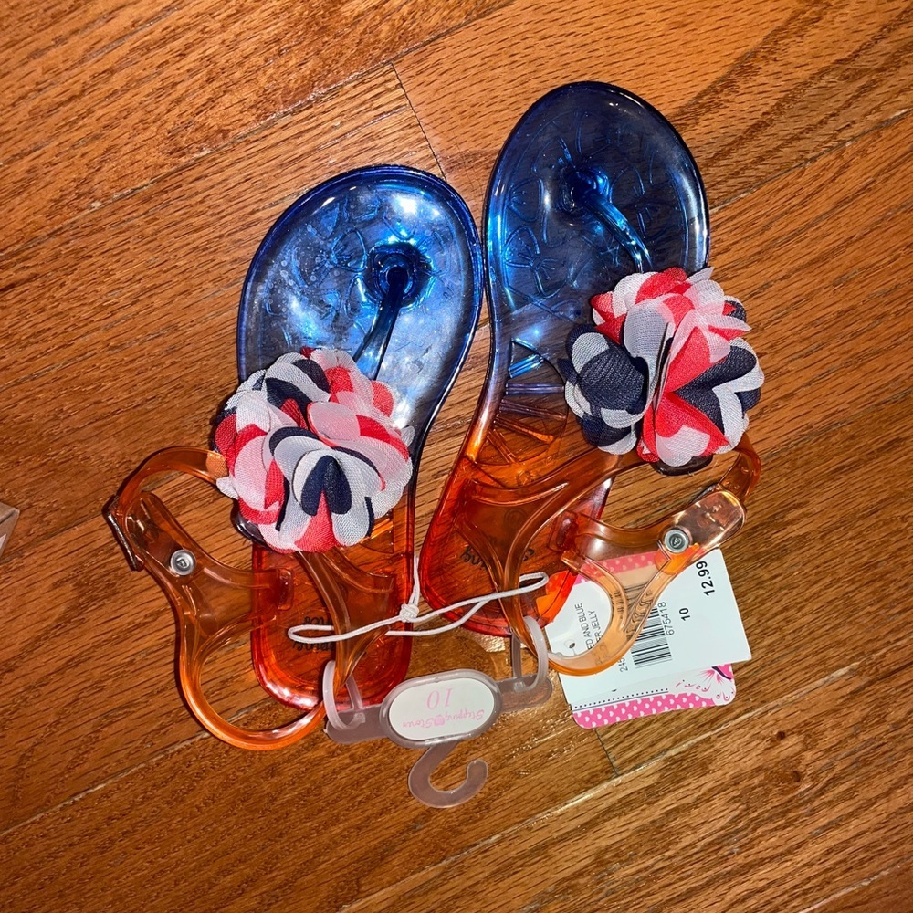 STEPPING STONES GIRLS JELLY FLIP FLOPS